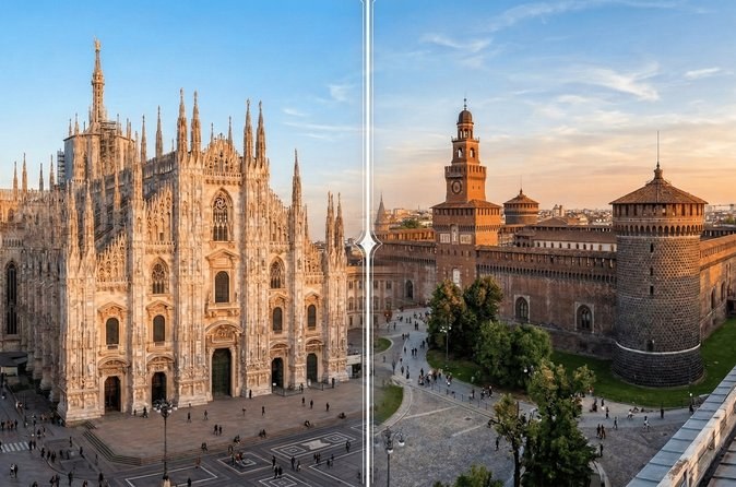 Duomo with Terraces and Sforza Castle Guided Tour in Milan